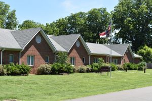 Frontal Exterior of the Town Hall Annex.