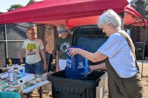 Composting at the Eno River Farmers Market