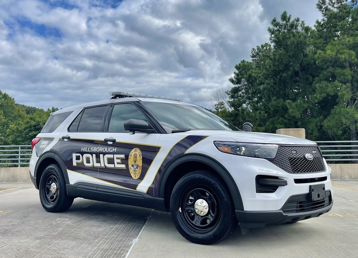 Hillsborough police vehicle